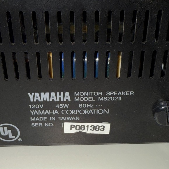 Yamaha MS202II Powered Monitor Speaker Like Active MS101 w/Twice The Power - Picture 6 of 9